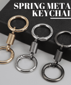 🎄Valentine's Day Deals-70% OFF🎄Nordic Retro Spring Double Ring Keychain
